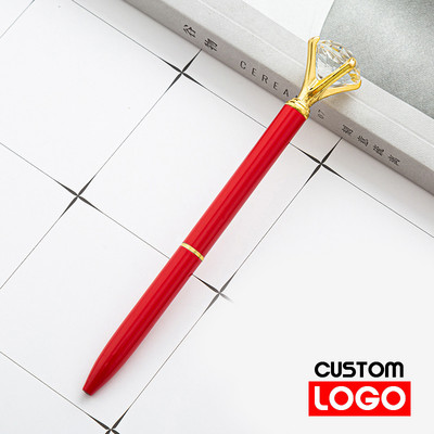 Kreatív nagy gyémánt golyóstoll Egyedi logó Reklám Promóció Ajándéktoll Fém toll Írószer nagykereskedelmi Felirat Név