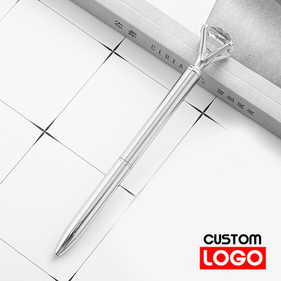 Kreatív nagy gyémánt golyóstoll Egyedi logó Reklám Promóció Ajándéktoll Fém toll Írószer nagykereskedelmi Felirat Név