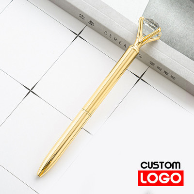 Kreatív nagy gyémánt golyóstoll Egyedi logó Reklám Promóció Ajándéktoll Fém toll Írószer nagykereskedelmi Felirat Név