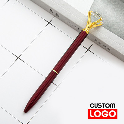 Kreatív nagy gyémánt golyóstoll Egyedi logó Reklám Promóció Ajándéktoll Fém toll Írószer nagykereskedelmi Felirat Név