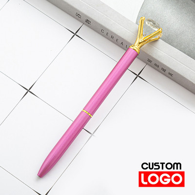 Kreatív nagy gyémánt golyóstoll Egyedi logó Reklám Promóció Ajándéktoll Fém toll Írószer nagykereskedelmi Felirat Név