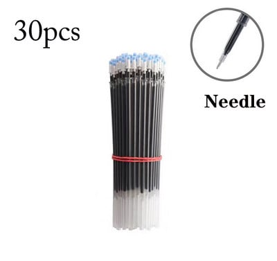 0,35 „Ultin Fine Finance“ gelio rašiklio užpildai su mišraus strypo adatos antgaliu mėlyna/juoda/raudona rašalo rutulinio rašiklio rankena, skirta mokyklos biuro studentams rašyti