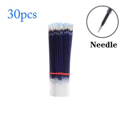 0,35 „Ultin Fine Finance“ gelio rašiklio užpildai su mišraus strypo adatos antgaliu mėlyna/juoda/raudona rašalo rutulinio rašiklio rankena, skirta mokyklos biuro studentams rašyti