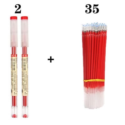 0,35 „Ultin Fine Finance“ gelio rašiklio užpildai su mišraus strypo adatos antgaliu mėlyna/juoda/raudona rašalo rutulinio rašiklio rankena, skirta mokyklos biuro studentams rašyti