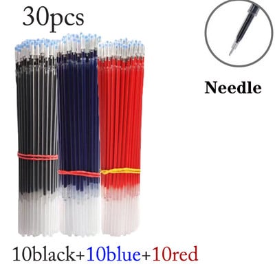 0,35 „Ultin Fine Finance“ gelio rašiklio užpildai su mišraus strypo adatos antgaliu mėlyna/juoda/raudona rašalo rutulinio rašiklio rankena, skirta mokyklos biuro studentams rašyti