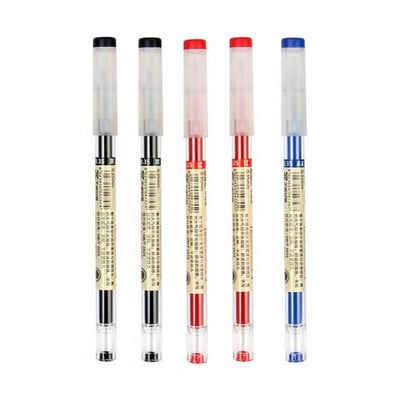 0,35 „Ultin Fine Finance“ gelio rašiklio užpildai su mišraus strypo adatos antgaliu mėlyna/juoda/raudona rašalo rutulinio rašiklio rankena, skirta mokyklos biuro studentams rašyti