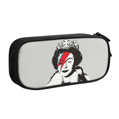 Προσαρμοσμένη μολυβοθήκη Banksy's Balloon Girl Kawaii Boy Girl μεγάλης χωρητικότητας Σχολική τσάντα μολυβιών Banksy World Peace