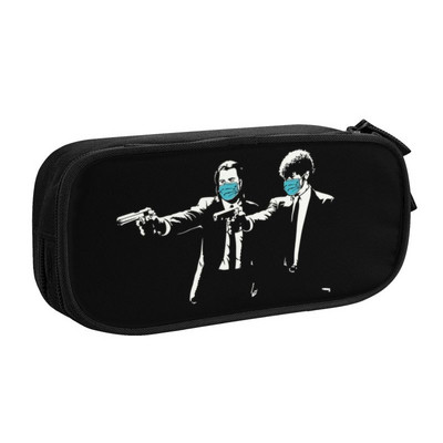 Προσαρμοσμένη μολυβοθήκη Banksy's Balloon Girl Kawaii Boy Girl μεγάλης χωρητικότητας Σχολική τσάντα μολυβιών Banksy World Peace