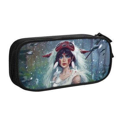 Prilagođena Princess Mononoke Kodama Kawaii Pernica Djevojčica Dječak Studio velikog kapaciteta Anime Pernica Školski pribor