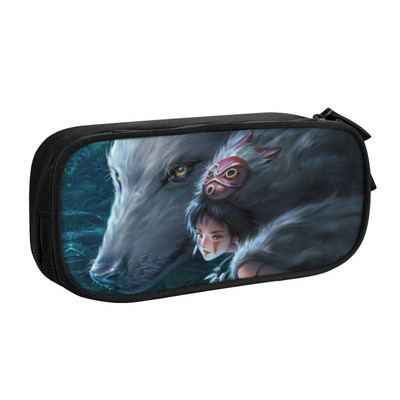 Prilagođena Princess Mononoke Kodama Kawaii Pernica Djevojčica Dječak Studio velikog kapaciteta Anime Pernica Školski pribor