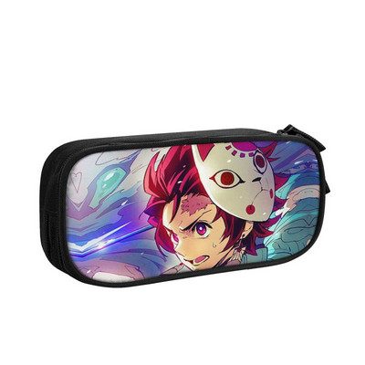 Kawaii Giyuu Tomioka Demon Slayer Pernice za dječake Djevojčice Velika pohrana Kimetsu No Yaiba Torba za olovke Školski pribor