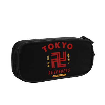 Peračníky Tokyo Revengers Toman Gang pre dievčatá a chlapcov Manji Gangster Anime Manga Veľkokapacitná taška na perá, školské doplnky