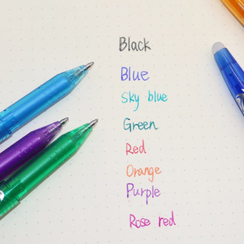 8 бр. / комплект 8 вида стилове Изтриваема химикалка Rainbow Нова най-продавана Гелова писалка за творческо рисуване Студентски канцеларски материали