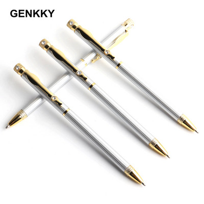 2/11/20 DB golyóstoll gyémánt dekorációs toll fém golyóstoll írószer Golyóstoll 0,7 mm kék tintával Irodai és iskolai kellékek