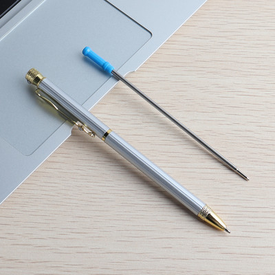 2/11/20PCS stilou cu bilă de diamant Pixuri cu bilă din metal Pix de papetărie 0,7 mm cerneală albastră Rechizite de birou și școlare