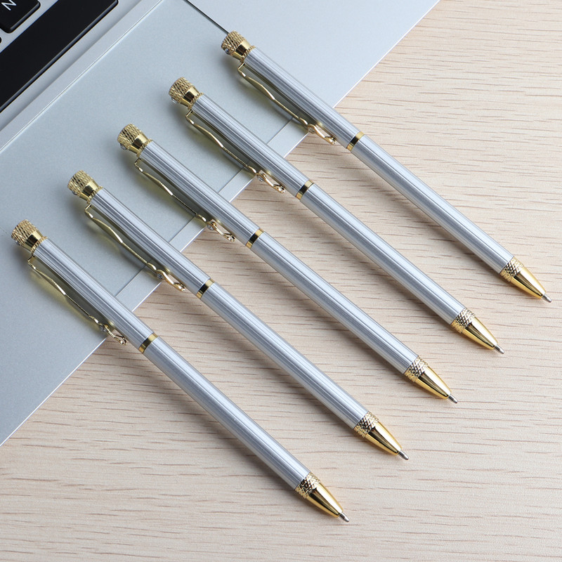 2/11/20PCS stilou cu bilă de diamant Pixuri cu bilă din metal Pix de papetărie 0,7 mm cerneală albastră Rechizite de birou și școlare