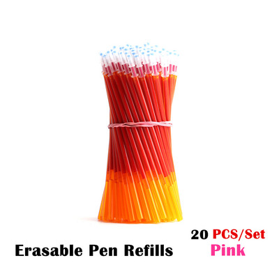 Olovka 20 kom./komplet Brisiva olovka za učenike Ručka koja se može prati Plava Crna Crvena 0,5 mm šipka za punjenje olovaka za uredski školski pribor za pisanje