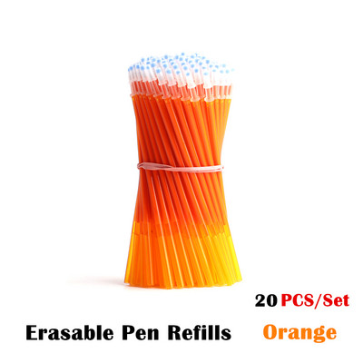 Olovka 20 kom./komplet Brisiva olovka za učenike Ručka koja se može prati Plava Crna Crvena 0,5 mm šipka za punjenje olovaka za uredski školski pribor za pisanje
