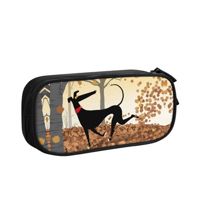 Jauki kurtu vipetu suņu zīmuļu futrāļi meitenēm zēniem liela uzglabāšanas karikatūras vēja suns pildspalvas soma skolas piederumi