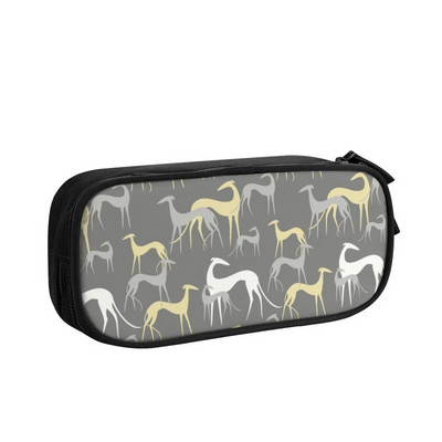 Jauki kurtu vipetu suņu zīmuļu futrāļi meitenēm zēniem liela uzglabāšanas karikatūras vēja suns pildspalvas soma skolas piederumi