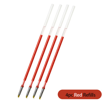 Kaco 4 u 1 gel olovka 0,5 mm višenamjenske olovke za znakove crna plava crvena zelena punjenje za uredske studente