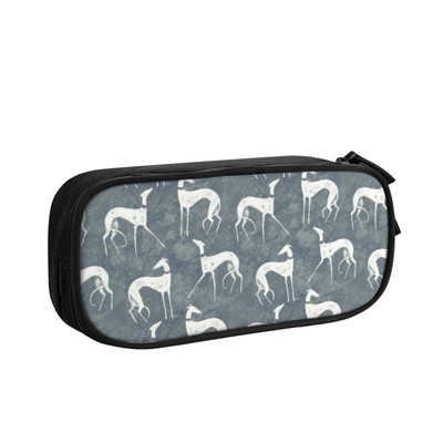 Jauki kurts vipets suns, balts Galgos zīmuļu futrāļi zēniem Gilrs liela ietilpība zīmuļu soma kancelejas preces