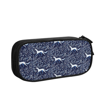 Jauki kurts vipets suns, balts Galgos zīmuļu futrāļi zēniem Gilrs liela ietilpība zīmuļu soma kancelejas preces