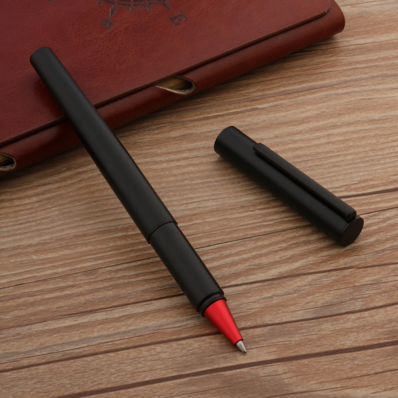 Potpuno nova modna metalna olovka Jinhao 35 mat crna 0,5 mm roler olovka s punjenjem