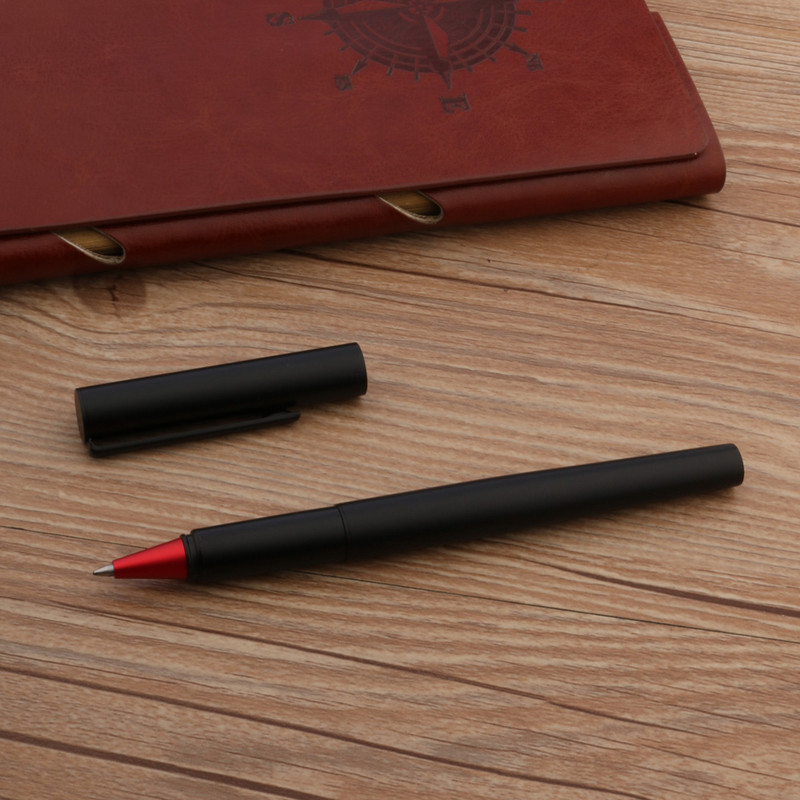 Potpuno nova modna metalna olovka Jinhao 35 mat crna 0,5 mm roler olovka s punjenjem