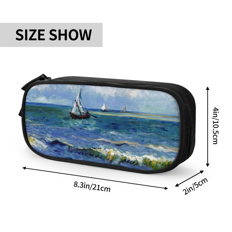 Vincent Van Gogh Kawaii pernice Djevojčice Dječaci Velika torba za olovke Torbica Studenti Pisaći pribor