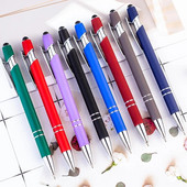 Guľôčkové pero 2 v 1 Stylus Kresliaci tablet Pero Kapacitná obrazovka Dotykové pero Školské kancelárske písanie Kancelárske potreby