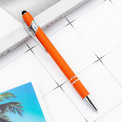 Guľôčkové pero 2 v 1 Stylus Kresliaci tablet Pero Kapacitná obrazovka Dotykové pero Školské kancelárske písanie Kancelárske potreby