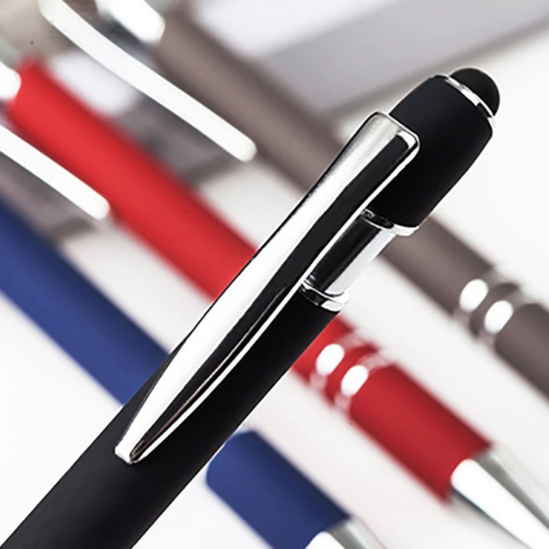 Guľôčkové pero 2 v 1 Stylus Kresliaci tablet Pero Kapacitná obrazovka Dotykové pero Školské kancelárske písanie Kancelárske potreby