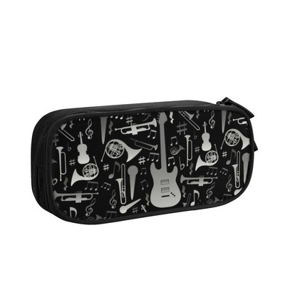 Prilagođeni glazbeni glazbeni instrumenti Slatke pernice Djevojčice Dječaci Glazbene note velikog kapaciteta Torba za olovke Školski pribor