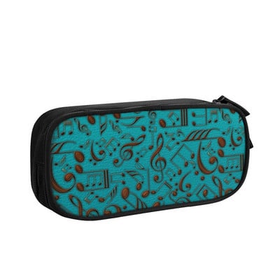 Prilagođeni glazbeni glazbeni instrumenti Slatke pernice Djevojčice Dječaci Glazbene note velikog kapaciteta Torba za olovke Školski pribor