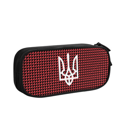 Korejska ukrajinska zastava Pruge Pernice za djevojčice Dječaci Grb Ukrajine Tryzub Velika torba za olovke Kutija za papir