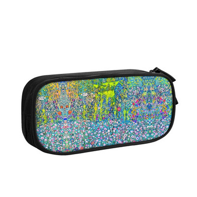 Slatka žena u zlatnim pernicama za djevojčice i dječake velikog kapaciteta The Kiss by Gustav Klimt Torba za olovke Pribor