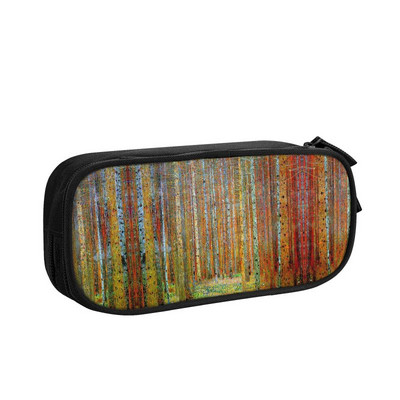 Slatka žena u zlatnim pernicama za djevojčice i dječake velikog kapaciteta The Kiss by Gustav Klimt Torba za olovke Pribor