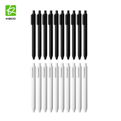 10db Eredeti Kaco Pen 0,5 mm-es zselés toll aláíró tollmag Tartós aláíró toll utántöltés Sima írás iskolai irodába Smart Home