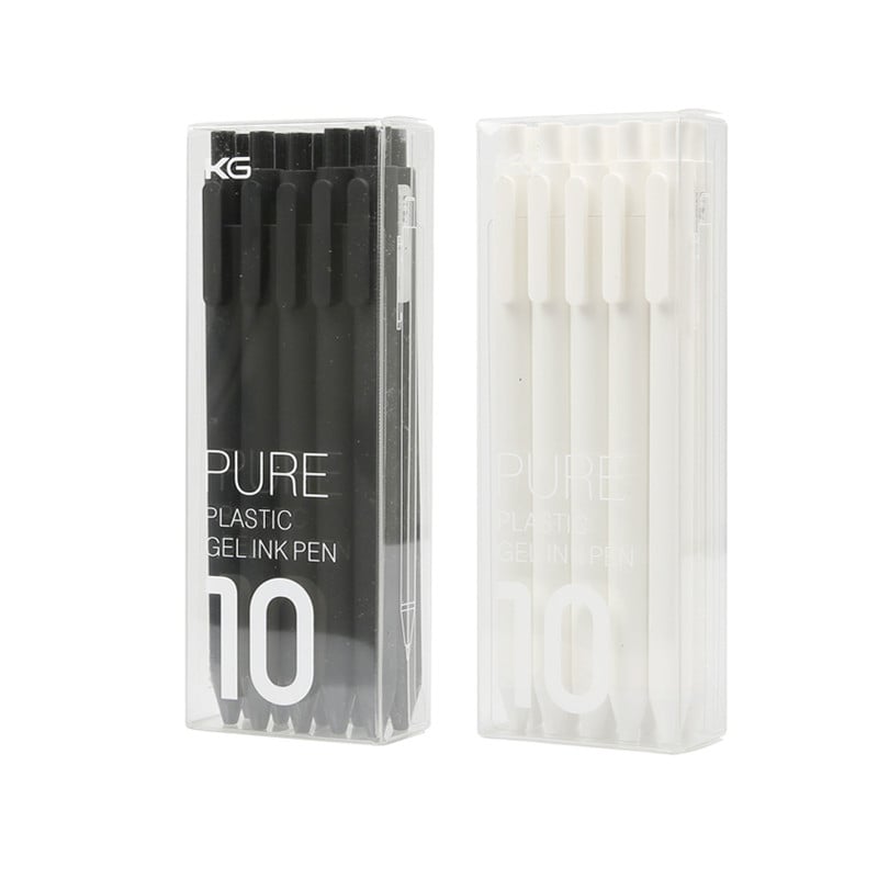 10 ks originálnych gélových per Kaco Pen 0,5 mm, podpisovacie pero, jadro, odolné podpisovacie pero, náplň, hladké písanie pre školskú kanceláriu, inteligentnú domácnosť