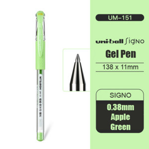 1τμχ 32 Χρώματα UM-151 Japan Uni-ball Gel Ink Στυλό 0,38mm Student Office Signature Pen Office Design