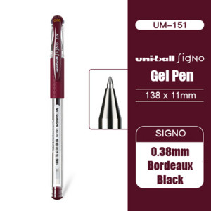 1τμχ 32 Χρώματα UM-151 Japan Uni-ball Gel Ink Στυλό 0,38mm Student Office Signature Pen Office Design