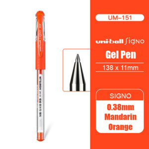 1τμχ 32 Χρώματα UM-151 Japan Uni-ball Gel Ink Στυλό 0,38mm Student Office Signature Pen Office Design