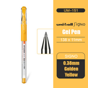 1τμχ 32 Χρώματα UM-151 Japan Uni-ball Gel Ink Στυλό 0,38mm Student Office Signature Pen Office Design