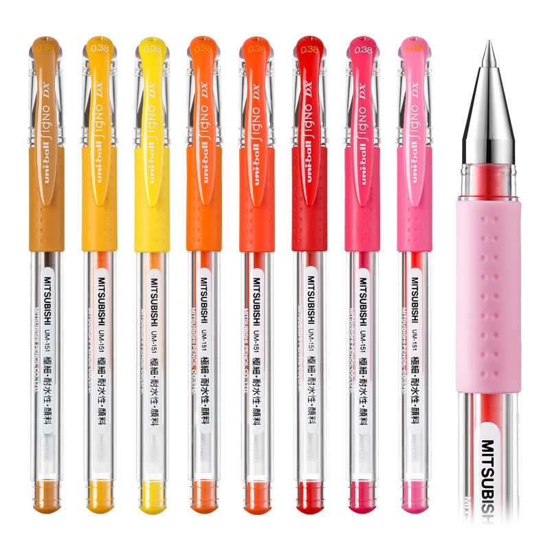 1τμχ 32 Χρώματα UM-151 Japan Uni-ball Gel Ink Στυλό 0,38mm Student Office Signature Pen Office Design