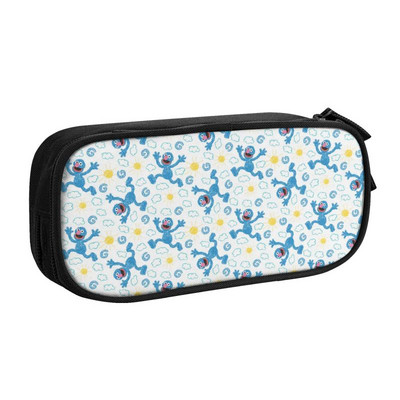 Kawaii Cartoon Sesame Street Cookie Monster pernica za djevojčice i dječake, prilagođena torba za olovke velikog kapaciteta, kutija za školski pribor