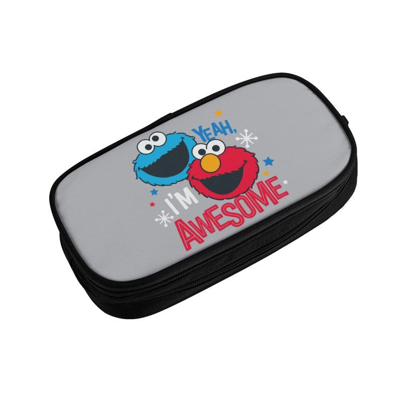 Kawaii Cartoon Sesame Street Cookie Monster pernica za djevojčice i dječake, prilagođena torba za olovke velikog kapaciteta, kutija za školski pribor
