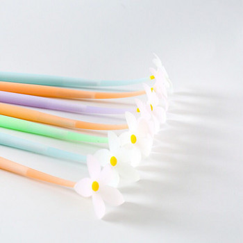 Μαγικό στυλό ! Στυλό τζελ Peach Blossom που μπορεί να αλλάξει χρώμα Χρωματιστό στυλό λουλουδιών 4 τμχ/παρτίδα