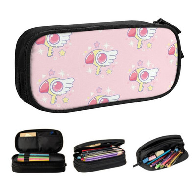 Cardcaptor Sakura Sealing Staff Chibi pernice Djevojka velikog kapaciteta Japan Manga Anime Torbica za olovke Torbica Studenti Pribor