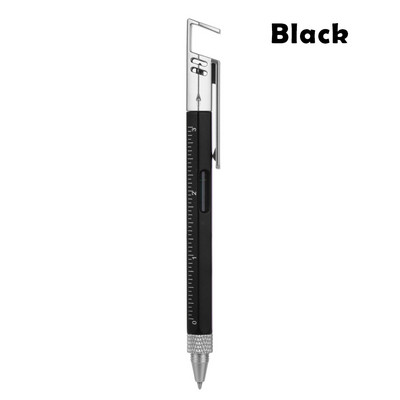 Pix multifuncțional creativ, șurubelniță, pix, pix, nivel cu spirit, Suport din plastic pentru telefon, instrument de scris pentru papetărie